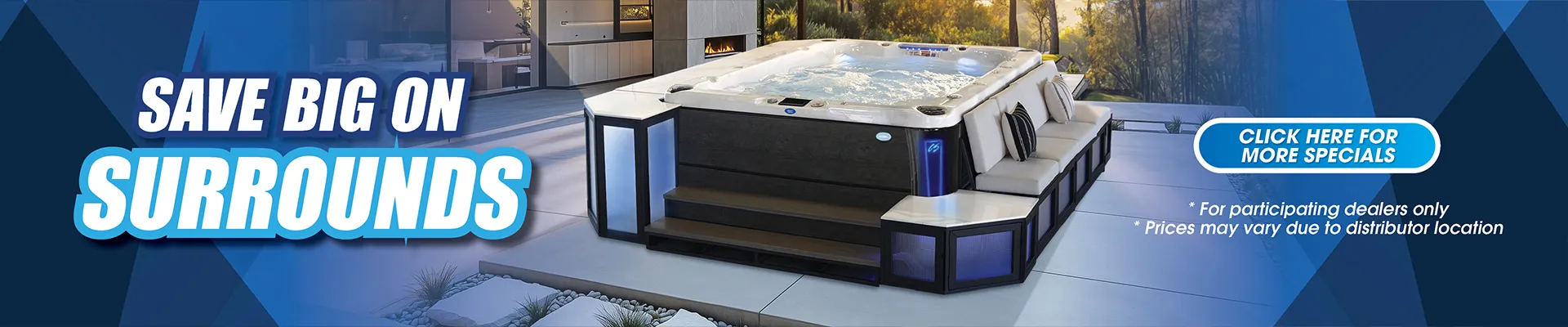 Calspas hot tub being used in a family setting - Redding