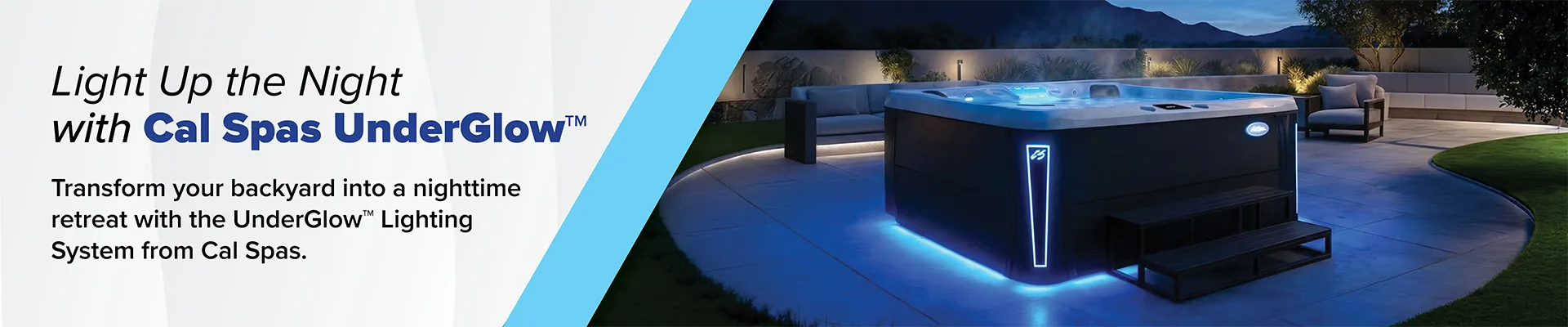 Calspas hot tub being used in a family setting - Redding