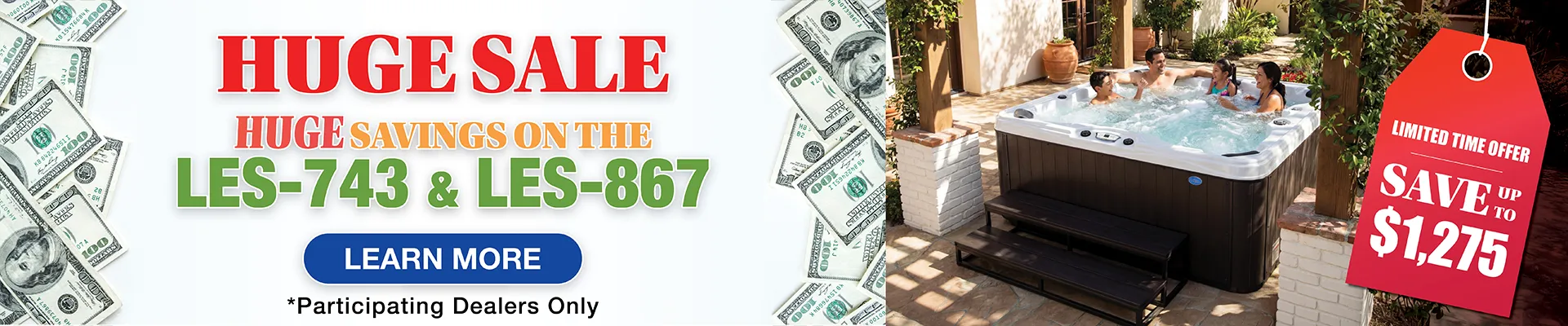 Calspas hot tub being used in a family setting - Redding